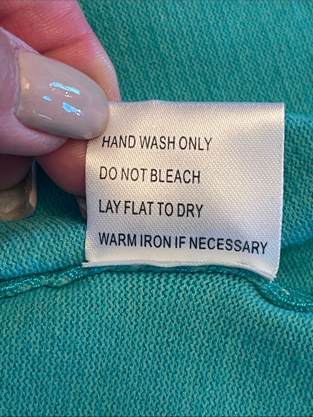 Belldini Teal Rhinestone Zip-Front Short Sleeve Sweater Size XL - Picture 14 of 16